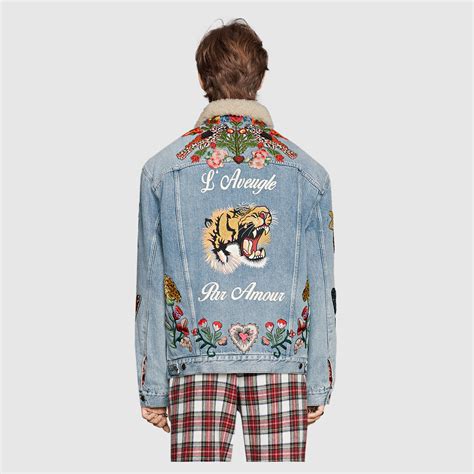 denim jacket gucci.